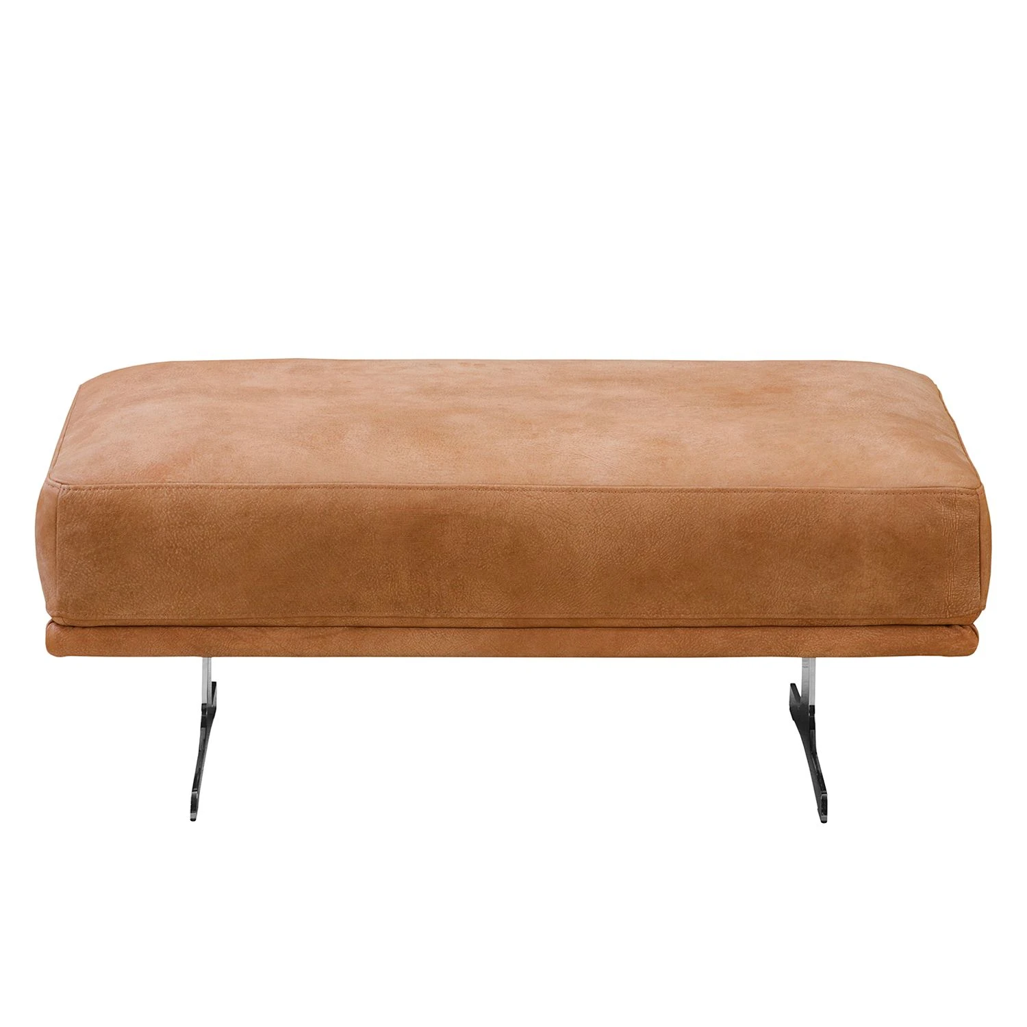 Ars manufacti Polsterhocker Hendra I - Echtleder - Cognac 3 Ars manufacti Polsterhocker Hendra I - Echtleder - Cognac – Bild 3