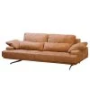 Ars manufacti Sofa Lurrip I (3-Sitzer) - Echtleder - Cognac