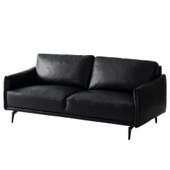 Studio Copenhagen Sofa Harlev (3-Sitzer) - Echtleder - Schwarz