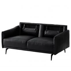 Studio Copenhagen Sofa Harlev (2-Sitzer) - Echtleder - Schwarz -Wohnzimmermöbel boutique en ligne 1000179417 200212 09292700030 DETAILS P000000001000179417