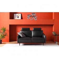 Studio Copenhagen Sofa Harlev (2-Sitzer) - Echtleder - Schwarz -Wohnzimmermöbel boutique en ligne 1000179417 200421 11333800005 MOOD DETAILS P000000001000179417 mood