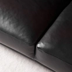 Studio Copenhagen Sofa Harlev (2-Sitzer) - Echtleder - Schwarz -Wohnzimmermöbel boutique en ligne 1000179417 200421 11334400007 DETAILS P000000001000179417