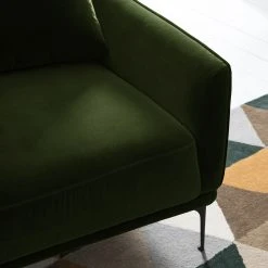 Studio Copenhagen Sessel Pouch - Samt - Dunkelgrün -Wohnzimmermöbel boutique en ligne 1000179430 200320 15315300013 DETAILS P000000001000179430
