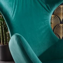 Jack & Alice Sessel Cabuya - Samt - Petrol -Wohnzimmermöbel boutique en ligne 1000179440 200406 14485900003 DETAILS P000000001000179440