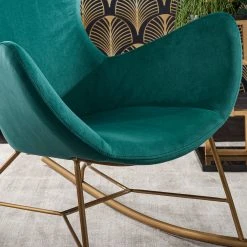 Jack & Alice Sessel Cabuya - Samt - Petrol -Wohnzimmermöbel boutique en ligne 1000179440 200406 14490200006 DETAILS P000000001000179440