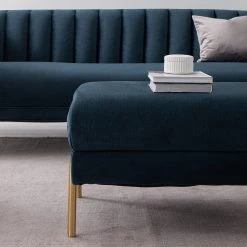 Jack & Alice Hocker Borlo - Marineblau -Wohnzimmermöbel boutique en ligne 1000180138 201030 05550900013 DETAILS P000000001000180138