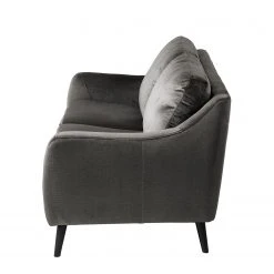 Jack & Alice Sofa Tennyson (3-Sitzer) - Samt - Grau -Wohnzimmermöbel boutique en ligne 1000180140 200727 14464400011 DETAILS P000000001000180140