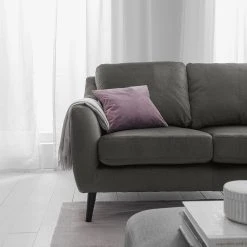 Jack & Alice Sofa Tennyson (2-Sitzer) - Samt - Grau -Wohnzimmermöbel boutique en ligne 1000180141 201030 05551800022 DETAILS P000000001000180141