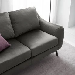 Jack & Alice Sofa Tennyson (2-Sitzer) - Samt - Grau -Wohnzimmermöbel boutique en ligne 1000180141 201030 05551900023 DETAILS P000000001000180141