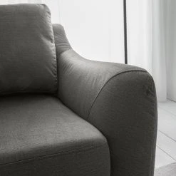 Jack & Alice Sofa Tennyson (2-Sitzer) - Samt - Grau -Wohnzimmermöbel boutique en ligne 1000180141 201030 05552100025 DETAILS P000000001000180141