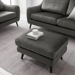 Jack & Alice Hocker Tennyson - Samt - Grau 12 Jack & Alice Hocker Tennyson - Samt - Grau -Wohnzimmermöbel boutique en ligne 1000180150 201030 05553800042 MOOD DETAILS P000000001000180150 mood