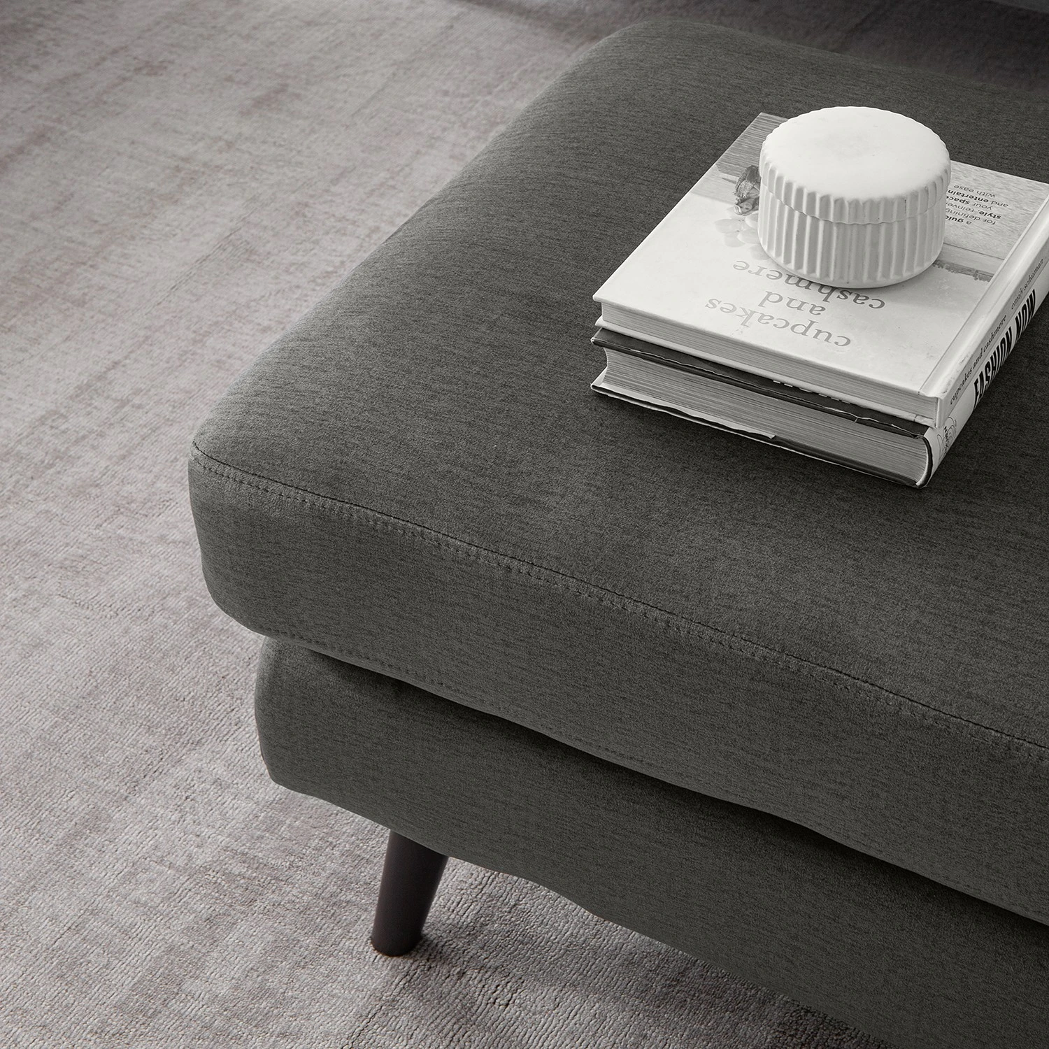 Jack & Alice Hocker Tennyson - Samt - Grau 8 Jack & Alice Hocker Tennyson - Samt - Grau – Bild 8