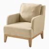 Maison Belfort Sessel Niebla - Webstoff - Beige