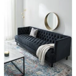 Jack & Alice Sofa Mindarie (3-sitzer) - Samt - Dunkelblau 19 Jack & Alice Sofa Mindarie (3-sitzer) - Samt - Dunkelblau -Wohnzimmermöbel boutique en ligne 1000180887 210202 11335500008 MOOD DETAILS P000000001000180887 mood