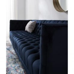 Jack & Alice Sofa Reynella II (3-sitzer) - Samt - Marineblau 26 Jack & Alice Sofa Reynella II (3-sitzer) - Samt - Marineblau -Wohnzimmermöbel boutique en ligne 1000180888 210202 11335900017 DETAILS P000000001000180888
