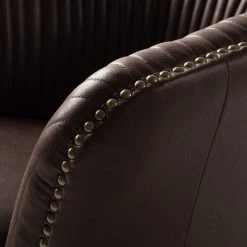 Ars manufacti Sessel Membre I - Kunstleder - Dunkelbraun -Wohnzimmermöbel boutique en ligne 1000180892 210129 13514100016 DETAILS P000000001000180892