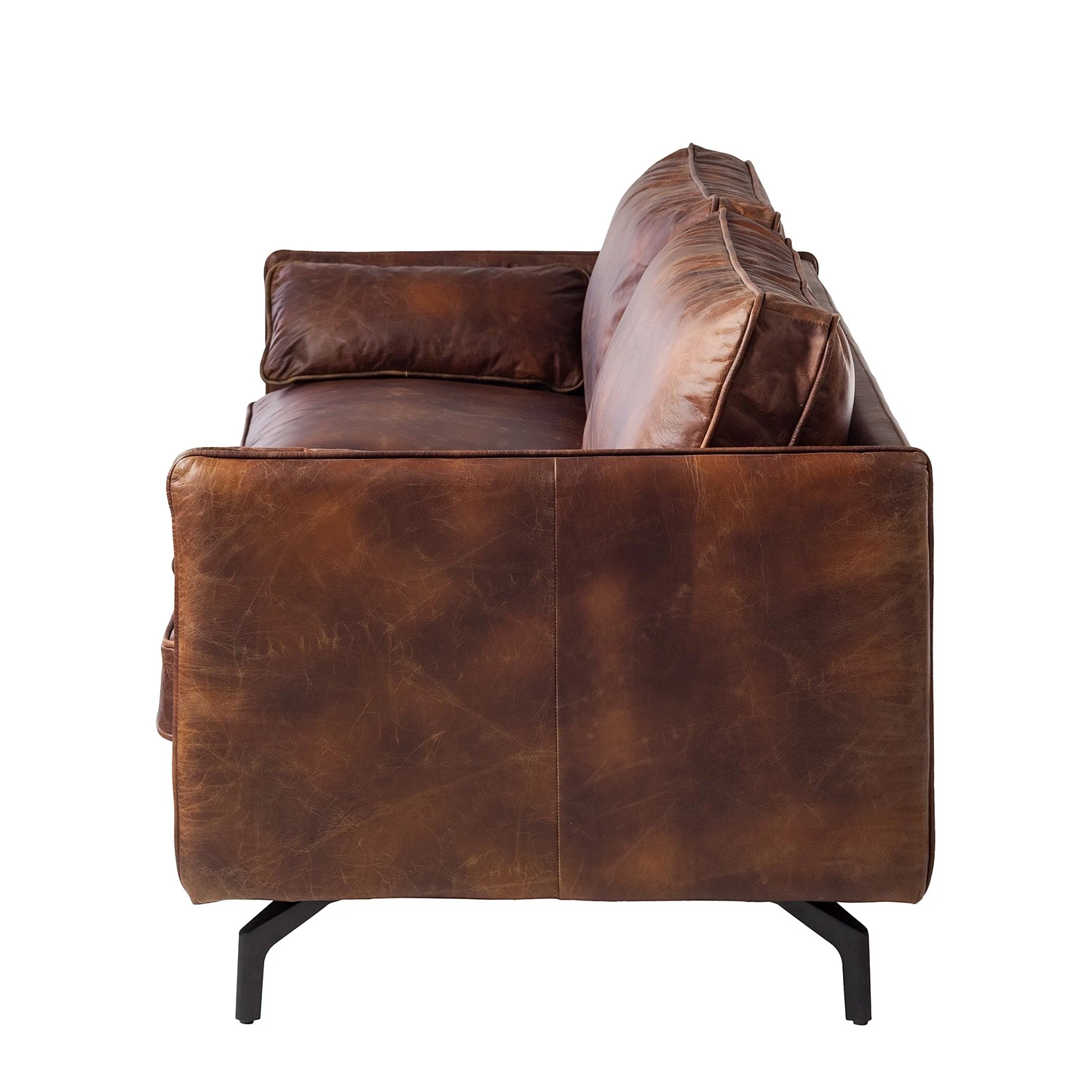 Ars manufacti Sofa Quesada (3-sitzer) - Echtleder - Braun 5 Ars manufacti Sofa Quesada (3-sitzer) - Echtleder - Braun – Bild 5