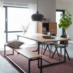 Red Living Highboard Frahan - Wildeiche / Schwarz -Wohnzimmermöbel boutique en ligne 1000181277 190710 16192700035 MOOD DETAILS P000000001000181277 mood