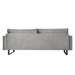 Ars manufacti Polstergarnitur Liel I (3-2) - Antiklederlook - Samt Onoli: Hellgrau -Wohnzimmermöbel boutique en ligne 1000181419 190911 09331201828 DETAILS P000000001000181419