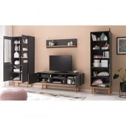 Mørteens Wohnwand Lindholm II (4-teilig) - Eiche teilmassiv - Grau 20 Mørteens Wohnwand Lindholm II (4-teilig) - Eiche teilmassiv - Grau -Wohnzimmermöbel boutique en ligne 1000182335 200110 17351900034 MOOD DETAILS P000000001000182335 mood