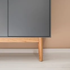 Mørteens Wohnwand Lindholm II (4-teilig) - Eiche teilmassiv - Grau 32 Mørteens Wohnwand Lindholm II (4-teilig) - Eiche teilmassiv - Grau -Wohnzimmermöbel boutique en ligne 1000182335 200110 17352000039 DETAILS P000000001000182335