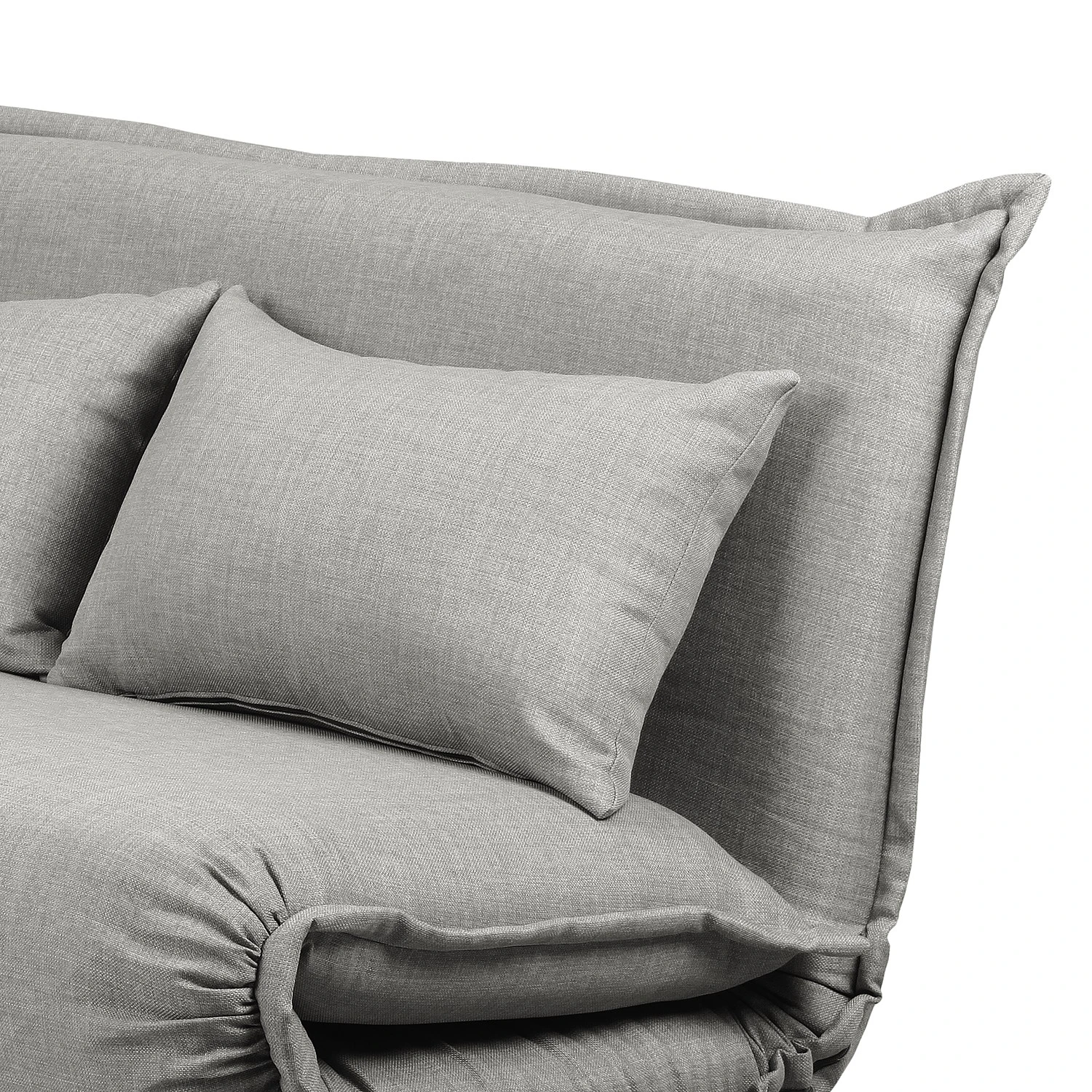 Jack & Alice Schlafsofa Jake - Webstoff - Hellgrau 7 Jack & Alice Schlafsofa Jake - Webstoff - Hellgrau – Bild 7