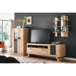 Naturoo TV-Lowboard Coulogne II - Balkeneiche Dekor / Anthrazit - Breite: 179 cm -Wohnzimmermöbel boutique en ligne 1000182658 190725 11581000109 MOOD DETAILS P000000001000182658 mood