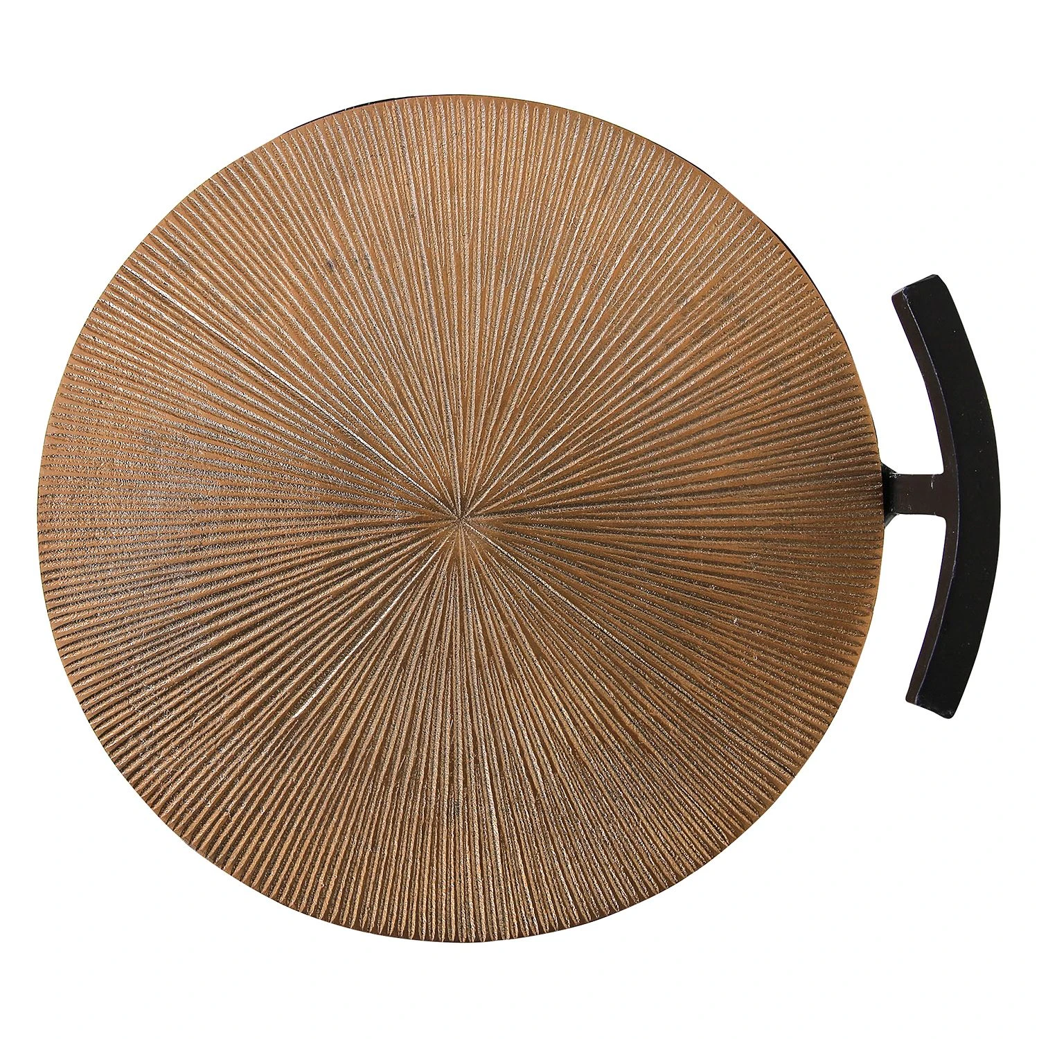 Ars manufacti Beistelltisch Nikko V - Metall - Messing Antik / Schwarz 6 Ars manufacti Beistelltisch Nikko V - Metall - Messing Antik / Schwarz – Bild 6