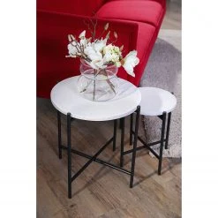 Norrwood Beistelltisch Terrazzo V - Terrazzo / Metall - Mehrfarbig / Schwarz -Wohnzimmermöbel boutique en ligne 1000182834 200428 12072300008 MOOD DETAILS P000000001000182834 mood