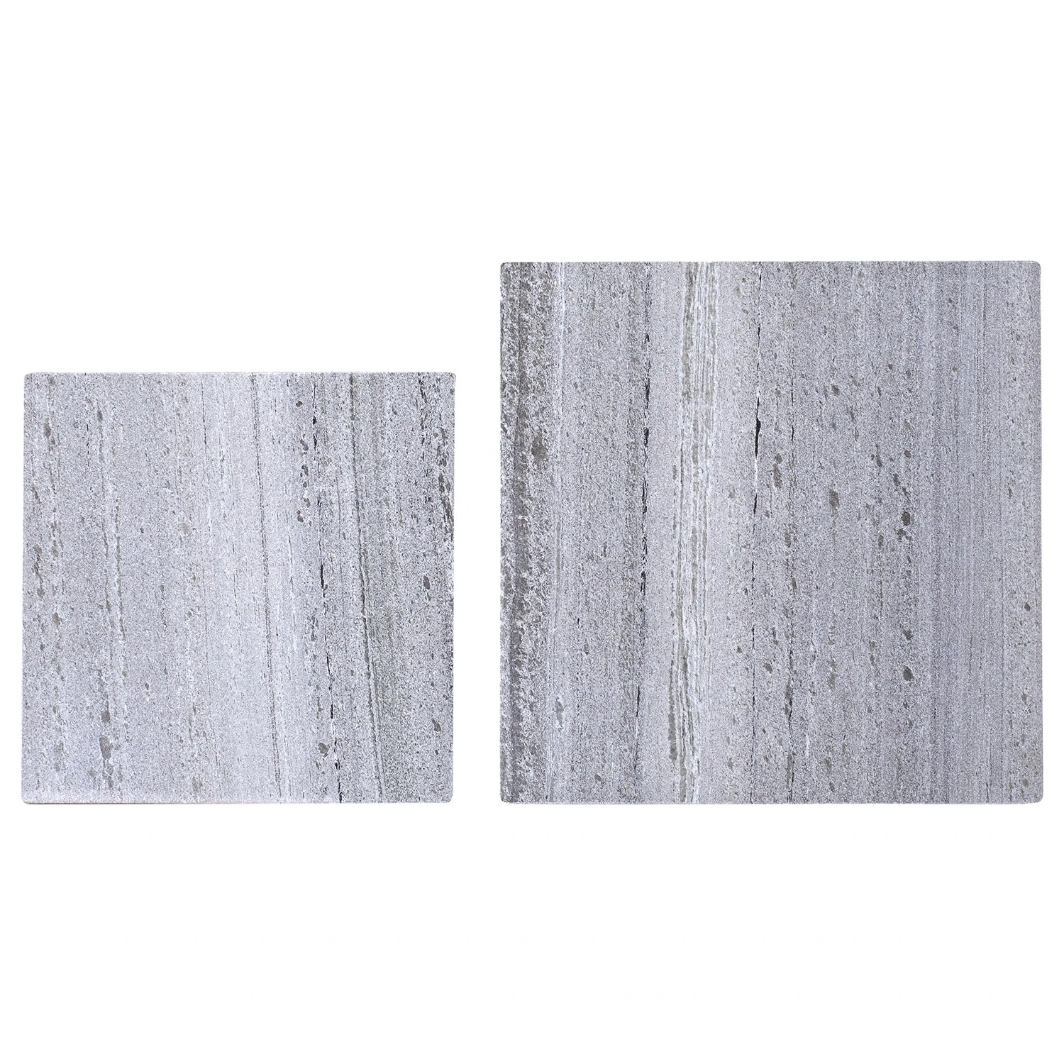 Jack & Alice Beistelltisch Marbollo V (2-teilig) - Marmor / Metall - Grau / Anthrazit 2 Jack & Alice Beistelltisch Marbollo V (2-teilig) - Marmor / Metall - Grau / Anthrazit – Bild 2