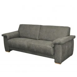 Modoform Sofa Picabu (3-Sitzer) - Antiklederlook - Dunkelgrau