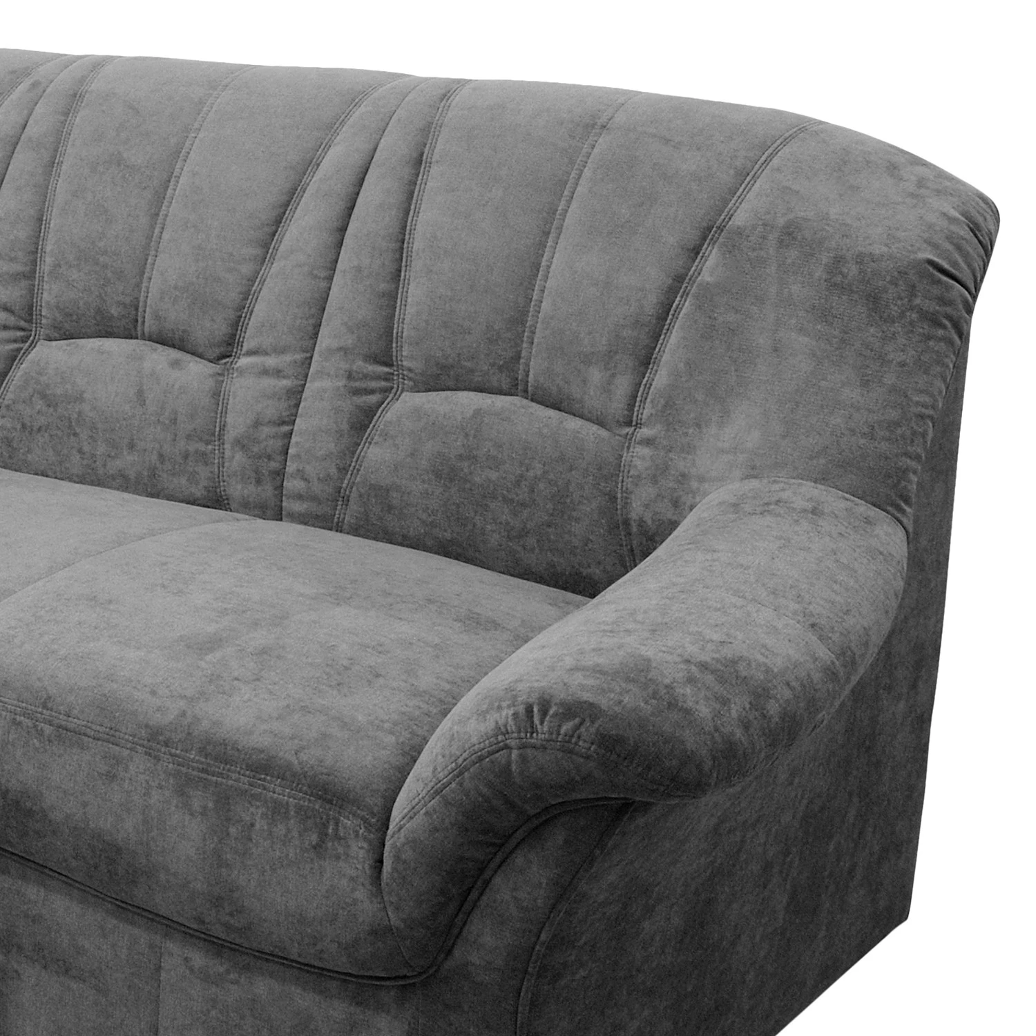 Modoform Sofa Wells (3-Sitzer) - Flachgewebe - Grau 6 Modoform Sofa Wells (3-Sitzer) - Flachgewebe - Grau – Bild 6