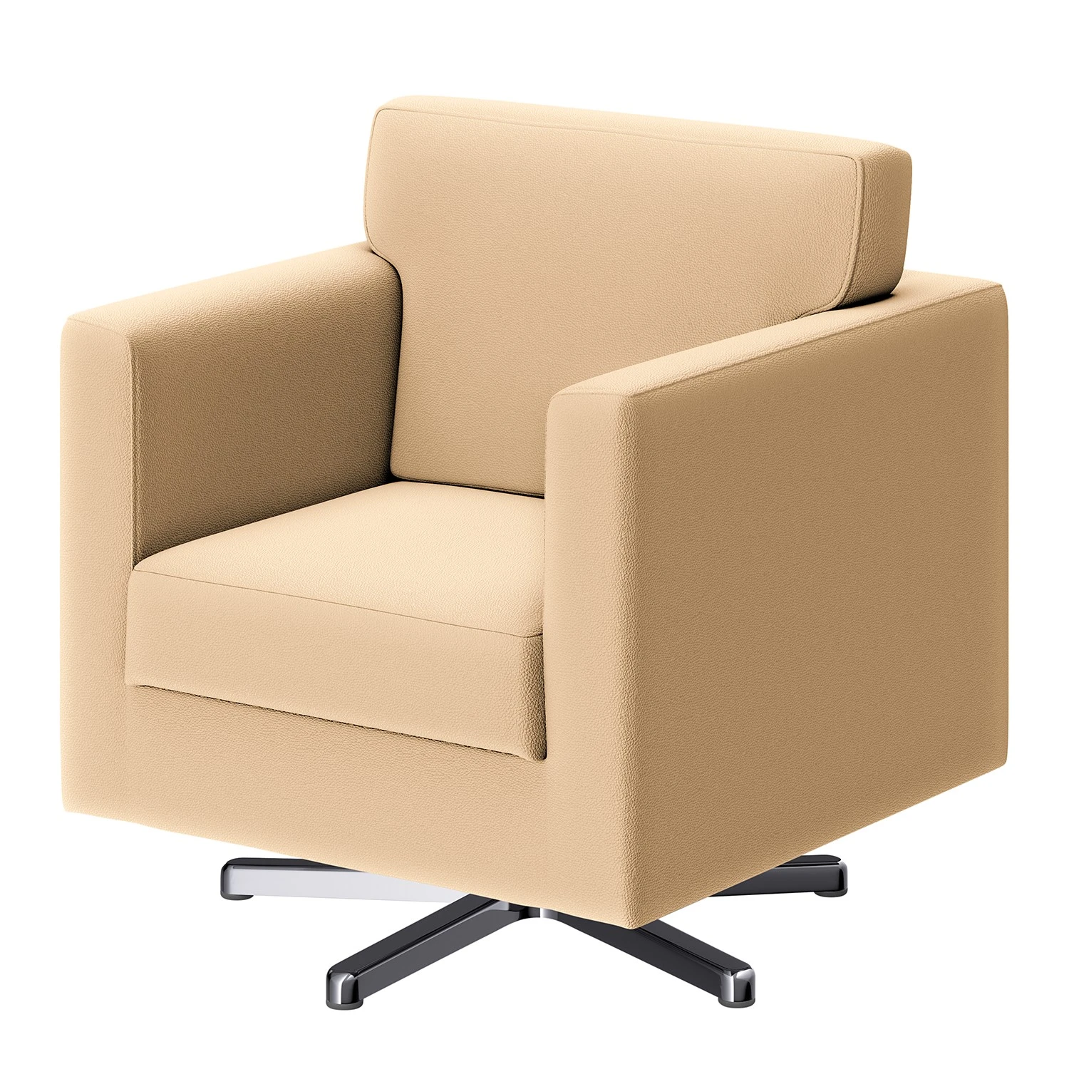 Loftscape Sessel Nibley II - Pigmentiertes Leder - Creme 1 Loftscape Sessel Nibley II - Pigmentiertes Leder - Creme