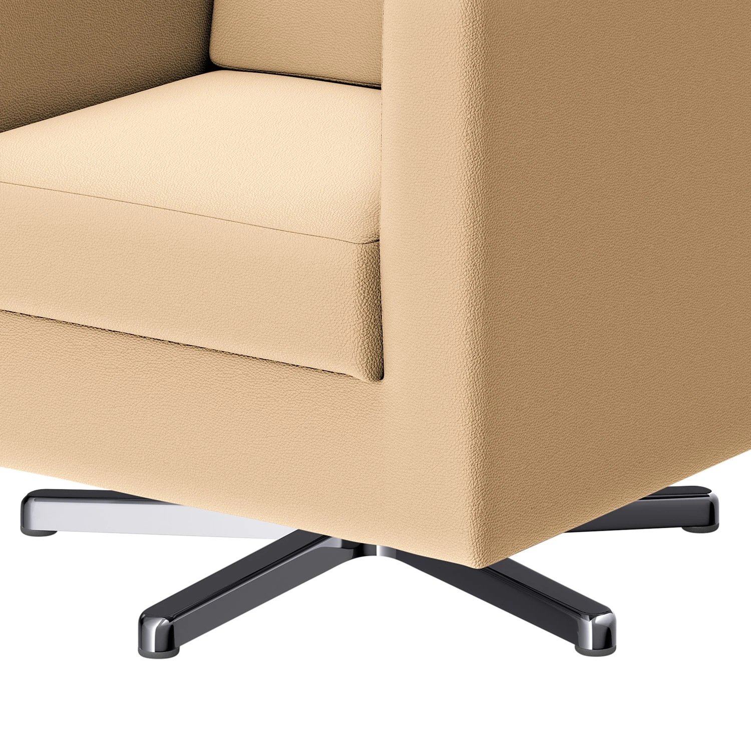 Loftscape Sessel Nibley II - Pigmentiertes Leder - Creme 9 Loftscape Sessel Nibley II - Pigmentiertes Leder - Creme – Bild 9