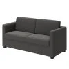Loftscape Sofa Deven X (2-Sitzer) - Antiklederlook - Anthrazit
