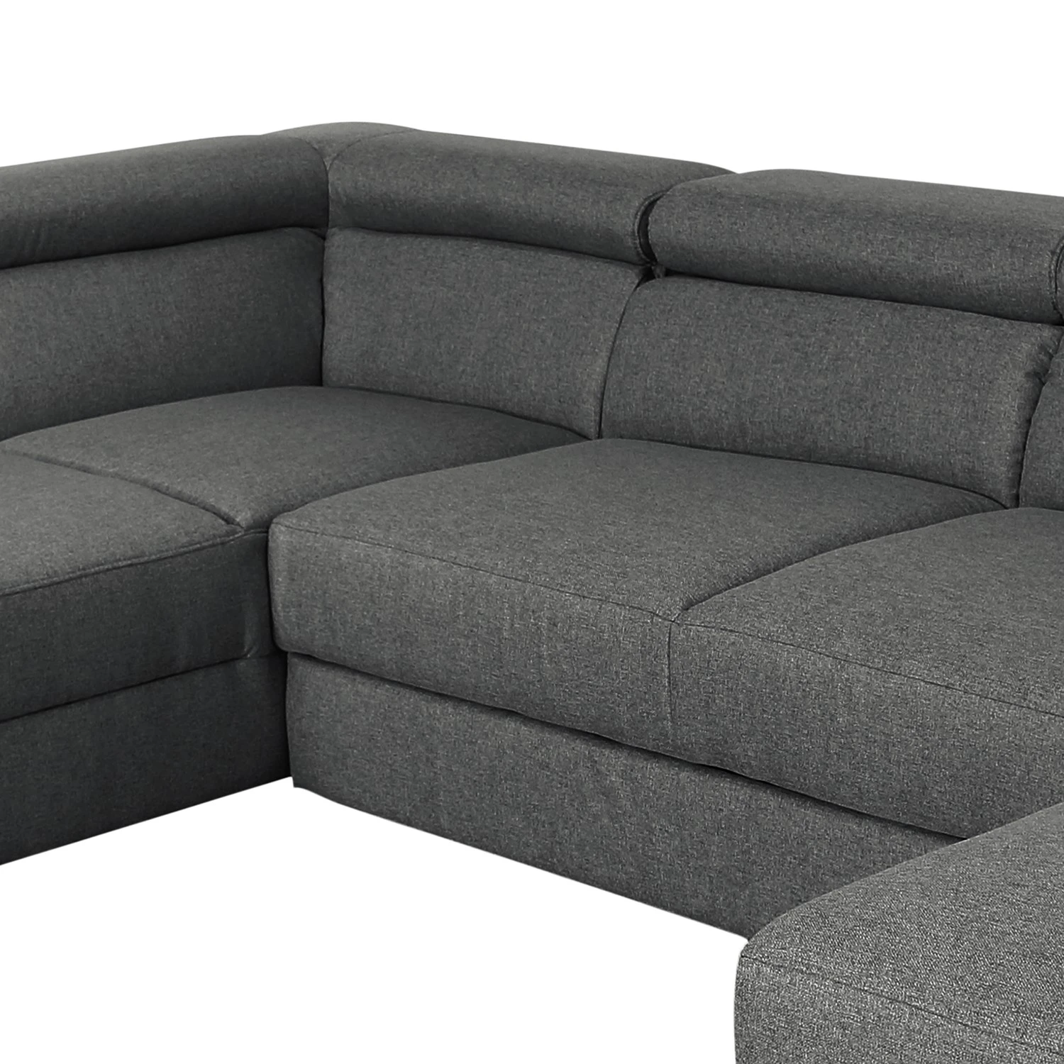 Modoform Wohnlandschaft Swaine - Webstoff - Anthrazit - Longchair davorstehend rechts - Ohne Schlaffunktion 9 Modoform Wohnlandschaft Swaine - Webstoff - Anthrazit - Longchair davorstehend rechts - Ohne Schlaffunktion – Bild 9