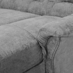 Modoform Wohnlandschaft Wells - Flachgewebe - Grau - Longchair davorstehend rechts / Ottomane links - Keine Funktion -Wohnzimmermöbel boutique en ligne 1000183504 191111 17592701140 DETAILS P000000001000183504