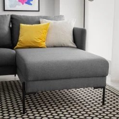 Fredriks Ecksofa Pratt - Webstoff - Dunkelgrau - Longchair davorstehend rechts -Wohnzimmermöbel boutique en ligne 1000183796 210323 15245901888 MOOD DETAILS P000000001000183796 mood