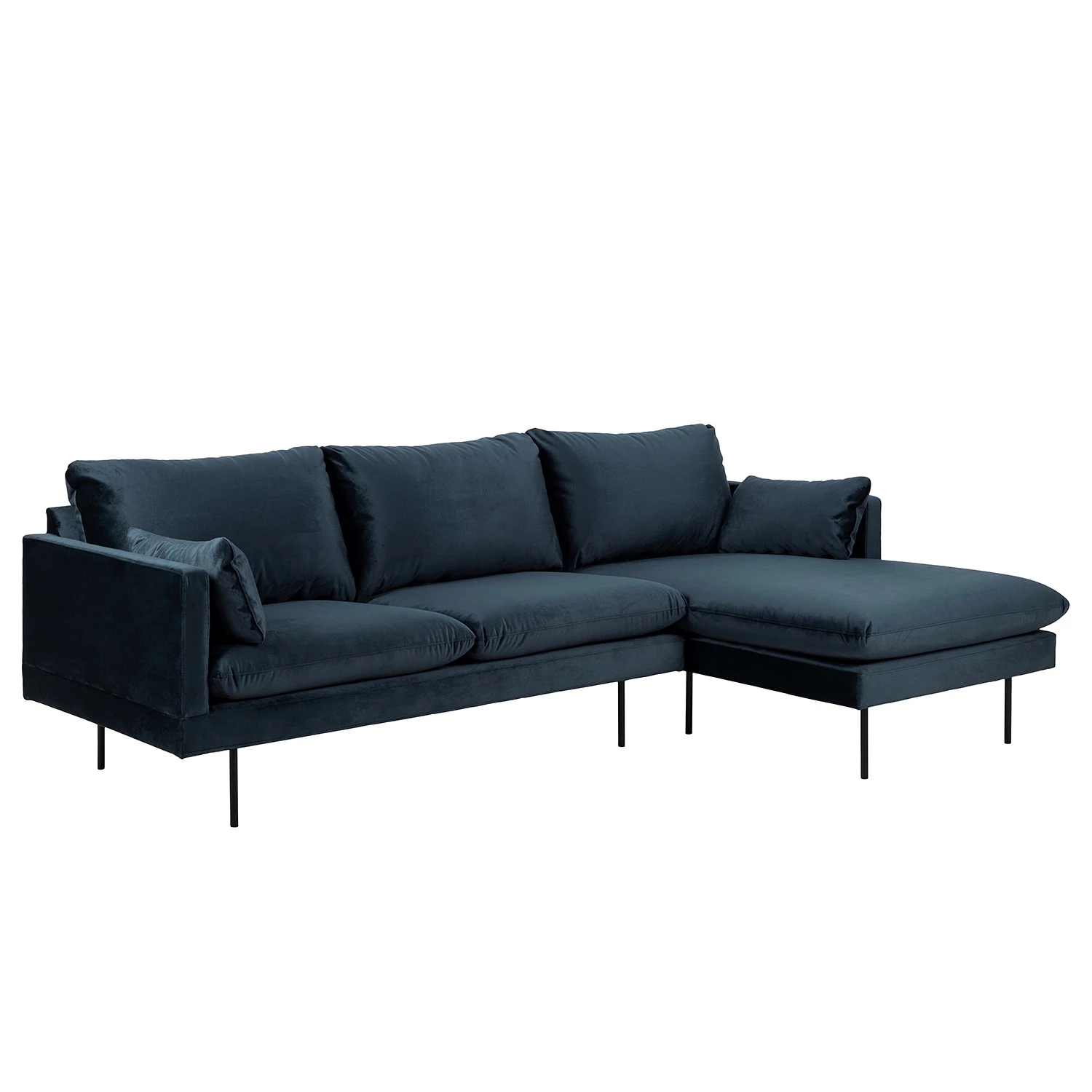 Jack & Alice Ecksofa Ellens III - Samt - Longchair davorstehend rechts 1 Jack & Alice Ecksofa Ellens III - Samt - Longchair davorstehend rechts