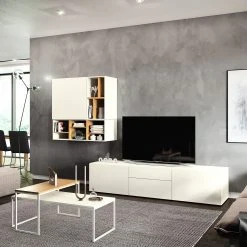 Now! by hülsta Wohnwand hülsta now vision II (2-teilig) - Weiß