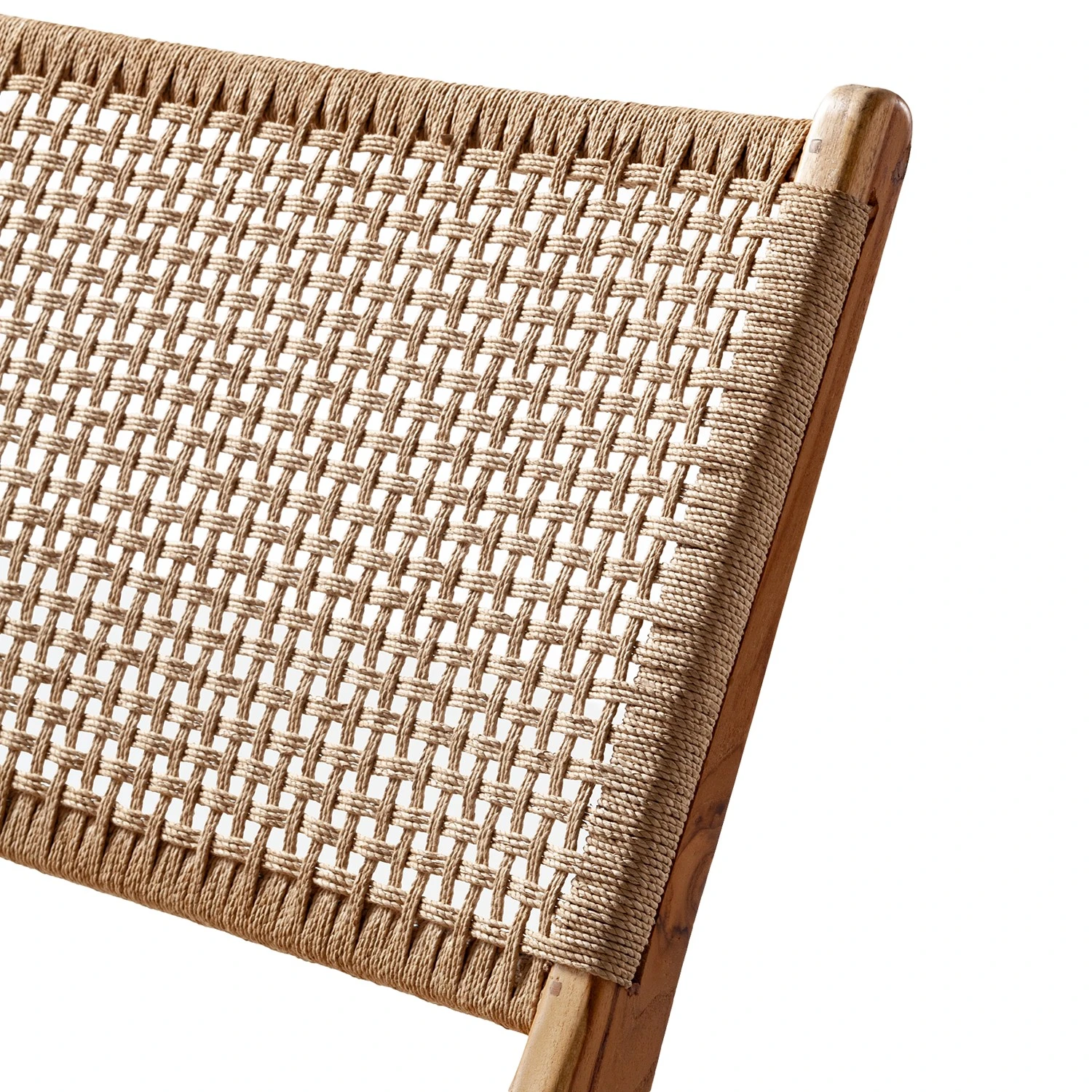 Ars manufacti Loungesessel Sulina - Papiergeflecht/ Teakholz massiv - Natur / Teak 8 Ars manufacti Loungesessel Sulina - Papiergeflecht/ Teakholz massiv - Natur / Teak – Bild 8