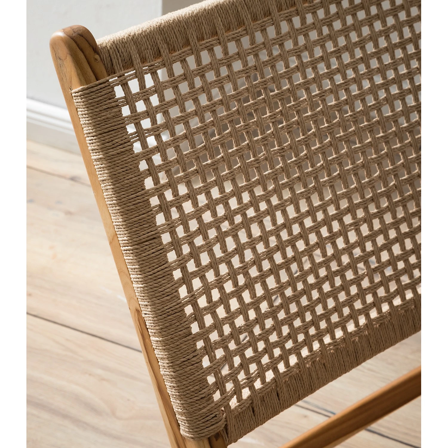 Ars manufacti Loungesessel Sulina - Papiergeflecht/ Teakholz massiv - Natur / Teak 12 Ars manufacti Loungesessel Sulina - Papiergeflecht/ Teakholz massiv - Natur / Teak – Bild 12