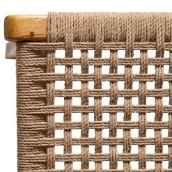 Ars manufacti Hocker Sulina - Papiergeflecht / Teakholz massiv - Natur / Teak -Wohnzimmermöbel boutique en ligne 1000183940 200417 13491800015 DETAILS P000000001000183940