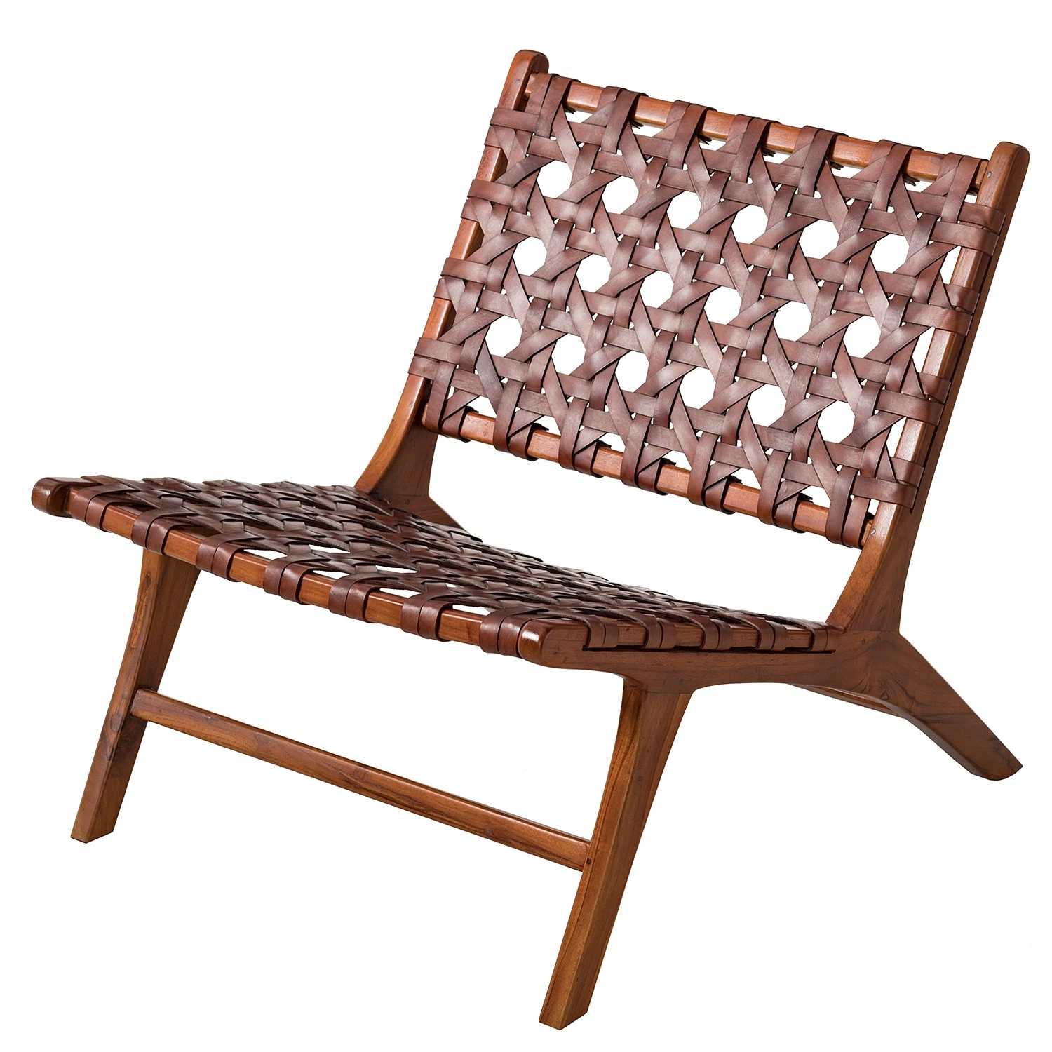 Ars manufacti Loungesessel Copan - Echtleder / Teakholz massiv - Cognacbraun / Teak 1 Ars manufacti Loungesessel Copan - Echtleder / Teakholz massiv - Cognacbraun / Teak