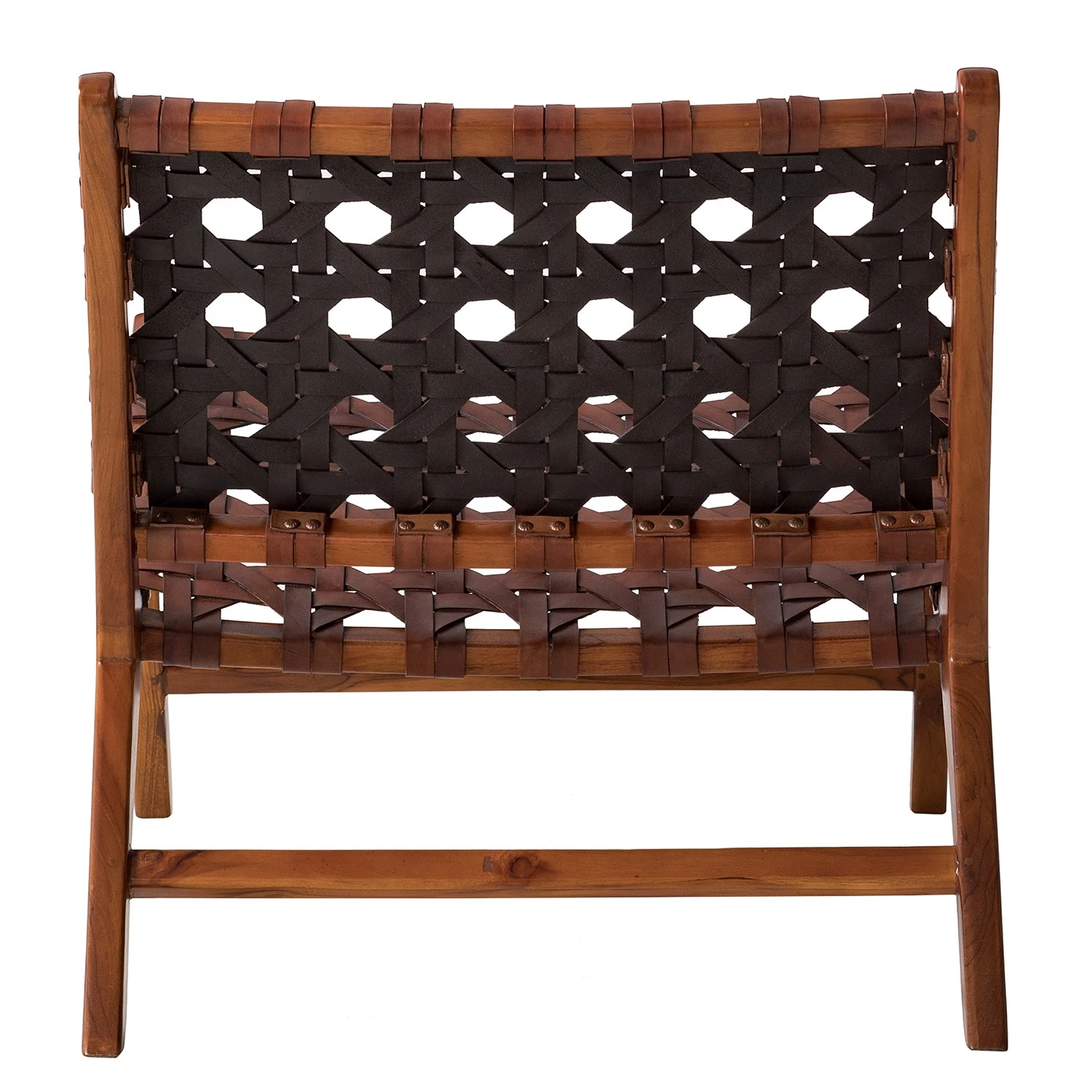 Ars manufacti Loungesessel Copan - Echtleder / Teakholz massiv - Cognacbraun / Teak 5 Ars manufacti Loungesessel Copan - Echtleder / Teakholz massiv - Cognacbraun / Teak – Bild 5