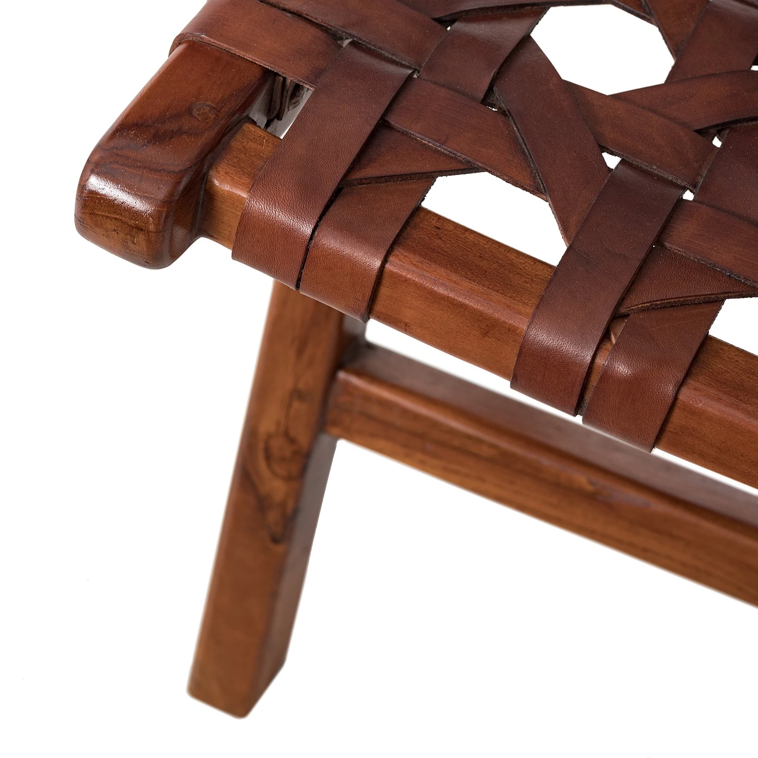 Ars manufacti Loungesessel Copan - Echtleder / Teakholz massiv - Cognacbraun / Teak 10 Ars manufacti Loungesessel Copan - Echtleder / Teakholz massiv - Cognacbraun / Teak – Bild 10