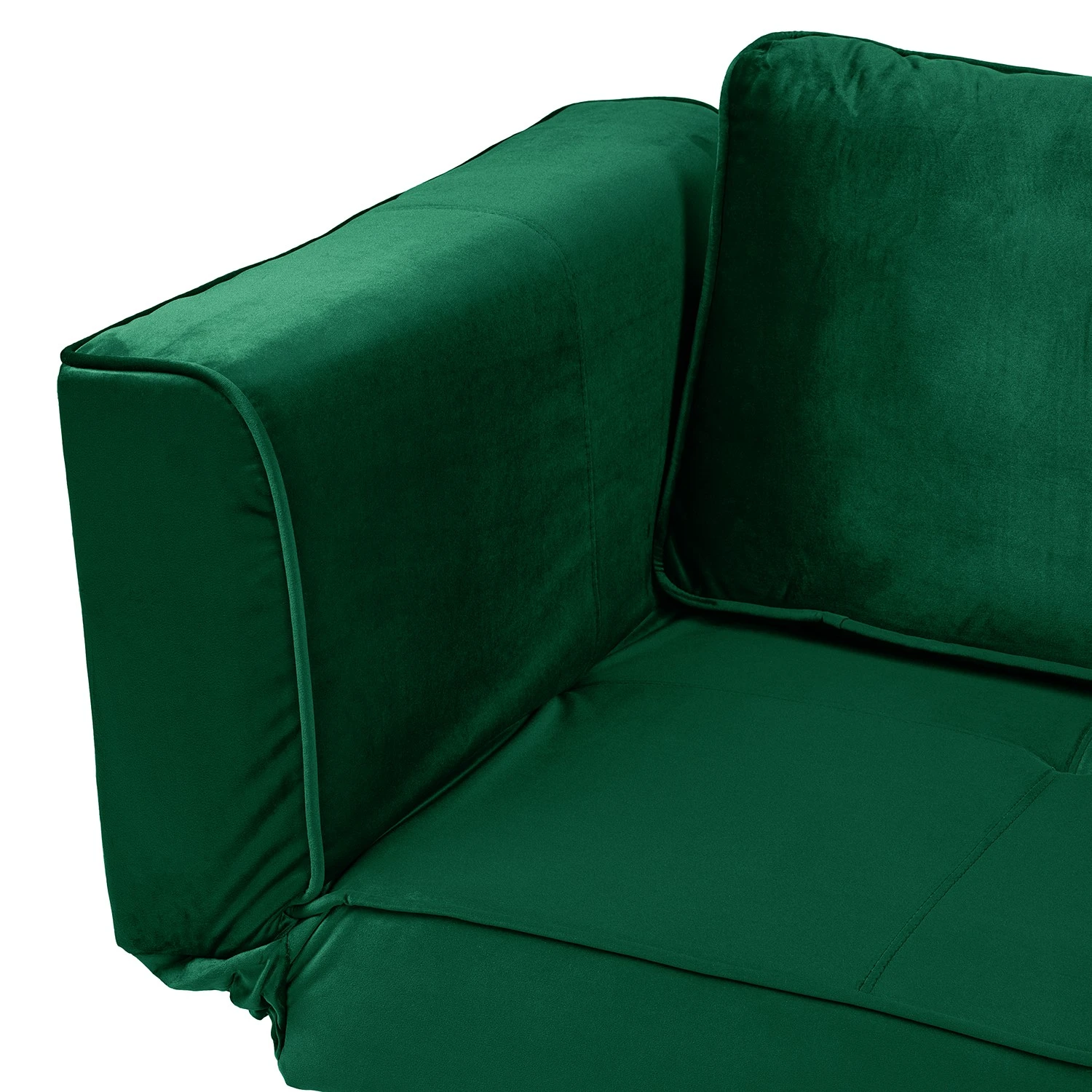 Jack & Alice Schlafsofa Behram III - Samt - Dunkelgrün 15 Jack & Alice Schlafsofa Behram III - Samt - Dunkelgrün – Bild 15