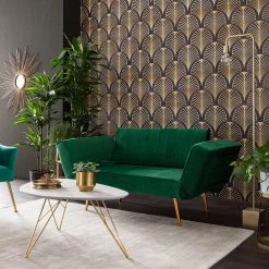 Jack & Alice Schlafsofa Behram III - Samt - Dunkelgrün 42 Jack & Alice Schlafsofa Behram III - Samt - Dunkelgrün -Wohnzimmermöbel boutique en ligne 1000183953 200408 21120400004 DETAILS P000000001000183953