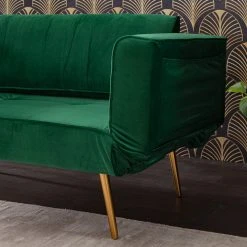 Jack & Alice Schlafsofa Behram III - Samt - Dunkelgrün 39 Jack & Alice Schlafsofa Behram III - Samt - Dunkelgrün -Wohnzimmermöbel boutique en ligne 1000183953 200408 21120800007 DETAILS P000000001000183953