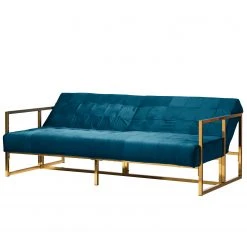 Jack & Alice Schlafsofa Cocora I - Samt - Marineblau -Wohnzimmermöbel boutique en ligne 1000183955 200204 08555600057 DETAILS P000000001000183955